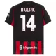 Koszulka Piłkarska AC Milan Luka Modrić 14 Męska Domowa 2025/26 Koszulka Piłkarska AC Milan Luka Modrić 14 Męska Domowa 2025/26