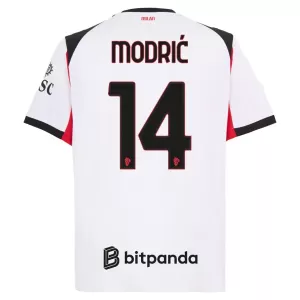Koszulka Piłkarska AC Milan Luka Modrić 14 Męska Wyjazdowa 2025/26