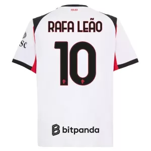 Koszulka Piłkarska AC Milan Rafael Leão 10 Męska Wyjazdowa 2025/26