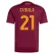 Koszulka Piłkarska AS Roma Paulo Dybala 21 Męska Domowa 2025/26