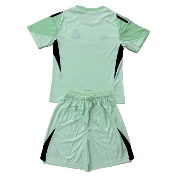 Koszulka Piłkarska Bramkarska Real Madryt Dziecięca 2025/26 Zielony