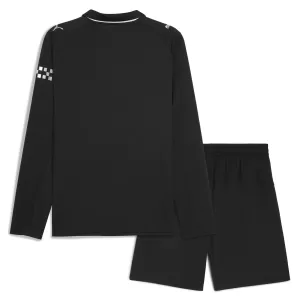 Koszulka Piłkarska Manchester City Dziecięca Wyjazdowa 2025/26 Długi Rękaw