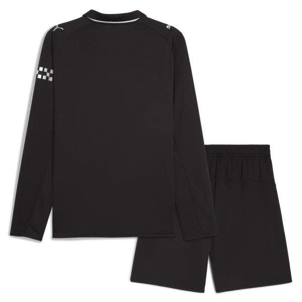 Koszulka Piłkarska Manchester City Dziecięca Wyjazdowa 2025/26 Długi Rękaw