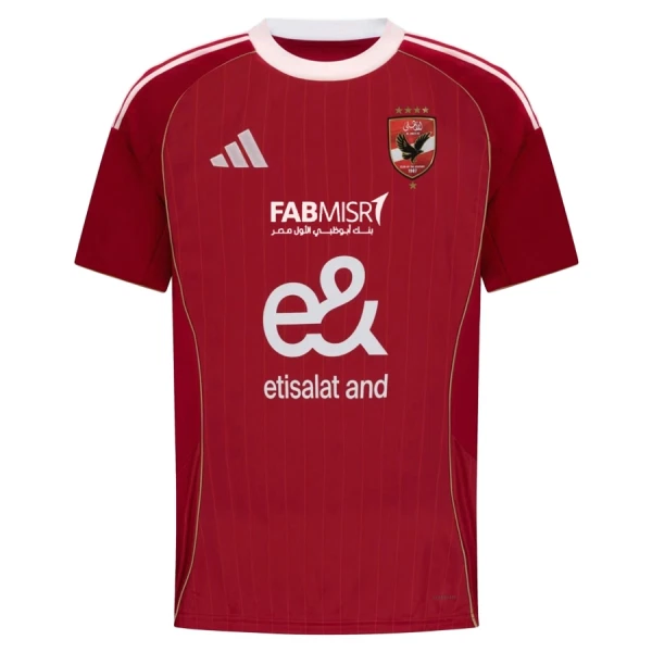 Koszulka Piłkarska Al Ahly Dziecięca Domowa 2025/26
