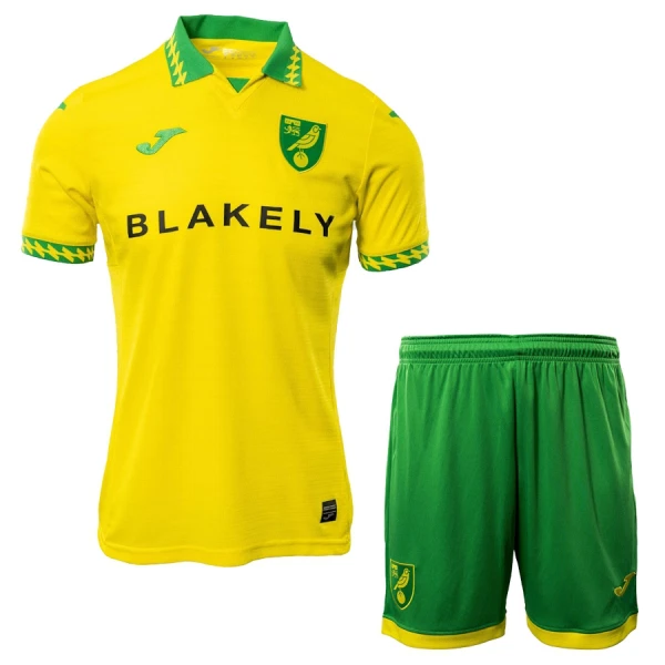 Koszulka Piłkarska Norwich City Dziecięca Domowa 2025/26