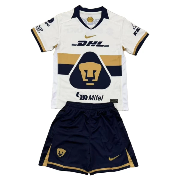 Koszulka Piłkarska Pumas UNAM Dziecięca Domowa 2025/26 Koszulka Piłkarska Pumas UNAM Dziecięca Domowa 2025/26