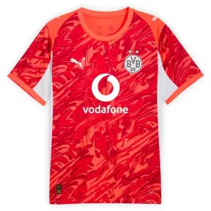 Koszulka Piłkarska Bramkarska Borussia Dortmund Męska 2025/26 Czerwony
