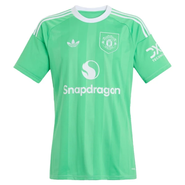 Koszulka Piłkarska Bramkarska Manchester United Dziecięca 2025/26 Zielony