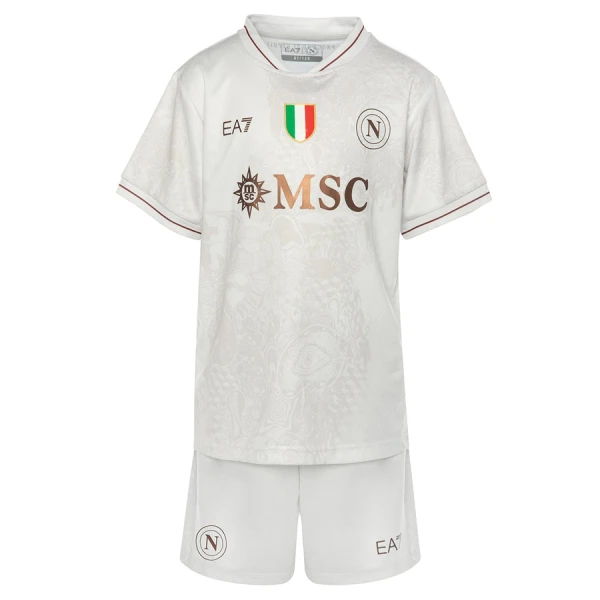 Koszulka Piłkarska SSC Napoli Dziecięca Wyjazdowa 2025/26