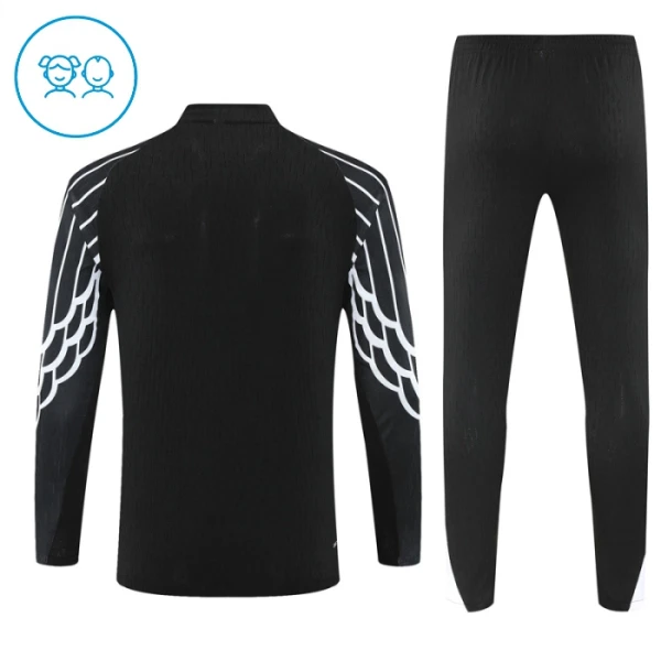 Paris Saint-Germain Zestaw Bluzy Treningowej Dziecięca 2025/26 Czarny