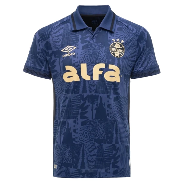 Koszulka Piłkarska Grêmio FBPA Męska Alternatywna 2025/26 Koszulka Piłkarska Grêmio FBPA Męska Alternatywna 2025/26