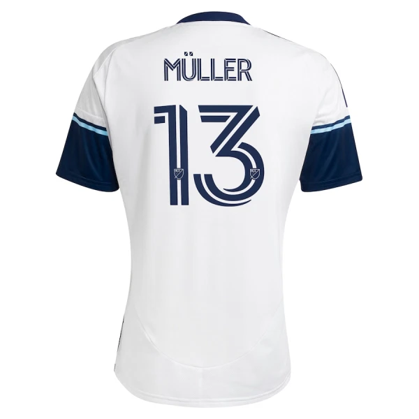 Koszulka Piłkarska Vancouver Whitecaps FC Thomas Müller 13 Męska Domowa 2025/26