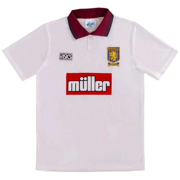 Koszulka Piłkarska Aston Villa 1994-95 Męska Domowa Retro
