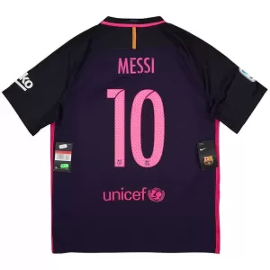 Koszulka Piłkarska FC Barcelona Lionel Messi 10 2016-17 Męska Wyjazdowa Retro