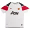 Koszulka Piłkarska Manchester United 2010-11 Męska Wyjazdowa Retro