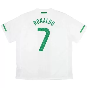 Koszulka Piłkarska Portugalia Cristiano Ronaldo 7 2010 Męska Wyjazdowa Retro