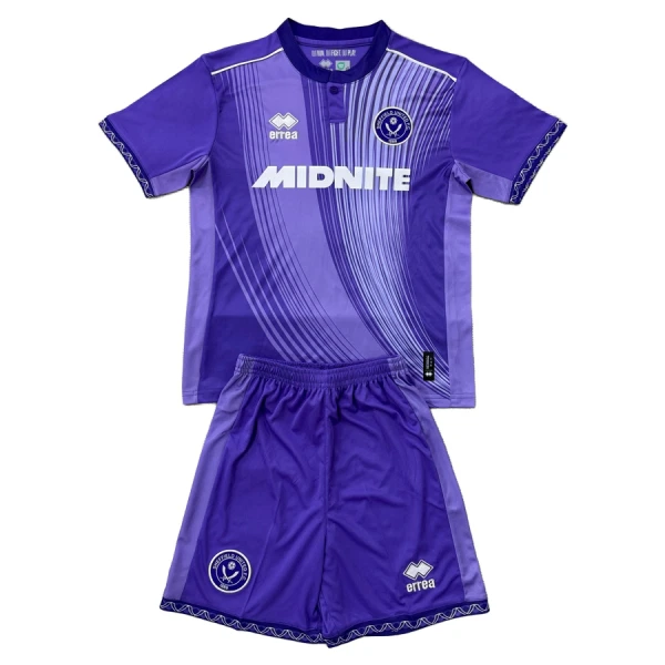 Koszulka Piłkarska Sheffield United Dziecięca Alternatywna 2025/26