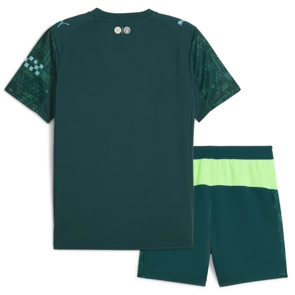 Koszulka Piłkarska Manchester City Dziecięca Czwarta EA Sport 2025/26