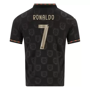 Koszulka Piłkarska Portugalia Black Panther Cristiano Ronaldo 7 Męska 2025/26 (Specjalny)