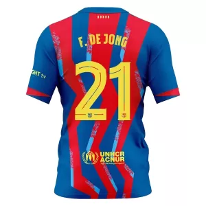 Koszulka Piłkarska FC Barcelona Frenkie de Jong 21 Męska Czwarta 2025/26