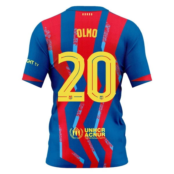 Koszulka Piłkarska FC Barcelona Olmo 20 Męska Czwarta 2025/26 Koszulka Piłkarska FC Barcelona Olmo 20 Męska Czwarta 2025/26