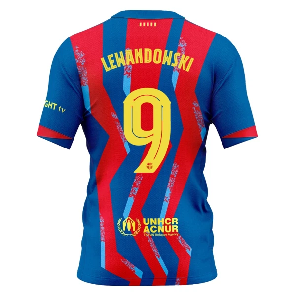 Koszulka Piłkarska FC Barcelona Robert Lewandowski 9 Męska Czwarta 2025/26 Koszulka Piłkarska FC Barcelona Robert Lewandowski 9 Męska Czwarta 2025/26