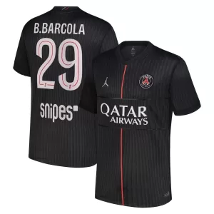 Koszulka Piłkarska Paris Saint-Germain B. Barcola 29 Męska Czwarta Jordan 2025/26