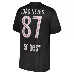 Koszulka Piłkarska Paris Saint-Germain Joao Neves 87 Męska Czwarta Jordan 2025/26