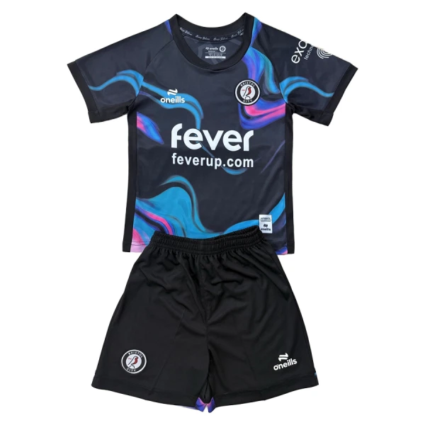 Koszulka Piłkarska Bristol City Dziecięca Alternatywna 2025/26 Koszulka Piłkarska Bristol City Dziecięca Alternatywna 2025/26