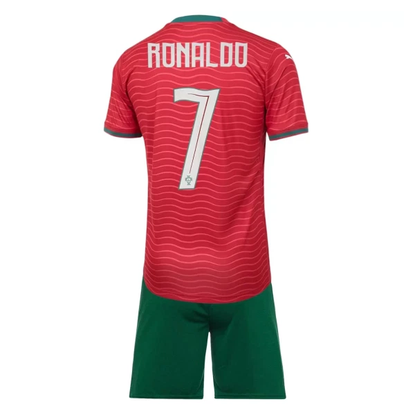 Koszulka Piłkarska Portugalia Cristiano Ronaldo 7 Dziecięca Domowa Mistrzostwa Świata 2026