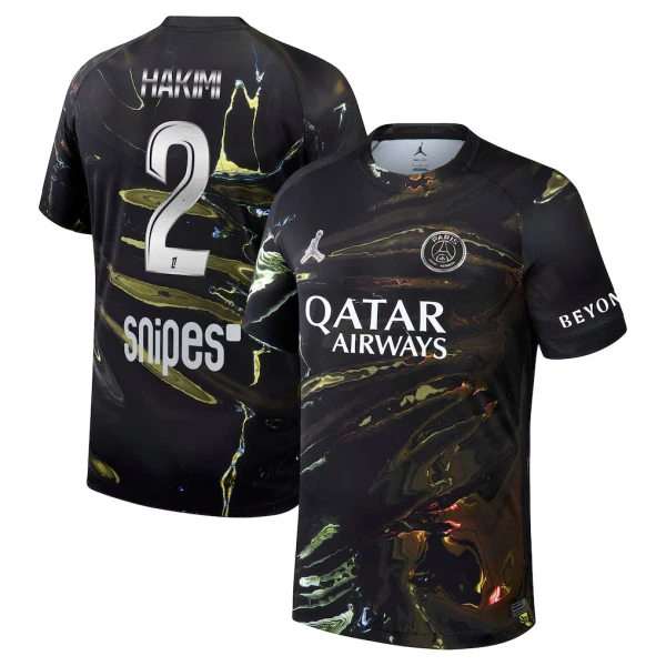 Koszulka Piłkarska Paris Saint-Germain Achraf Hakimi 2 Night Męska 2025/26