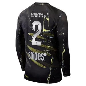 Koszulka Piłkarska Paris Saint-Germain Achraf Hakimi 2 Night Męska 2025/26 Długi Rękaw