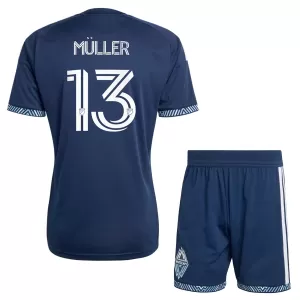 Koszulka Piłkarska Vancouver Whitecaps Thomas Müller 13 Dziecięca Wyjazdowa 2026
