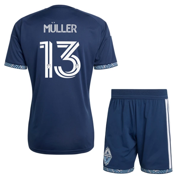 Koszulka Piłkarska Vancouver Whitecaps Thomas Müller 13 Dziecięca Wyjazdowa 2026
