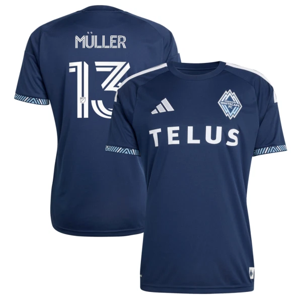 Koszulka Piłkarska Vancouver Whitecaps Thomas Müller 13 Męska Wyjazdowa 2026