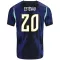 Koszulka Piłkarska Brazylia Estevao 20 Męska Wyjazdowa Mistrzostwa Świata 2026