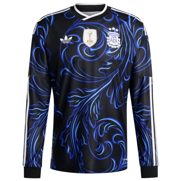 Koszulka Piłkarska Argentyna Męska Wyjazdowa Mistrzostwa Świata 2026 Długi Rękaw
