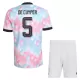 Koszulka Piłkarska Belgia De Cuyper 5 Dziecięca Wyjazdowa Mistrzostwa Świata 2026