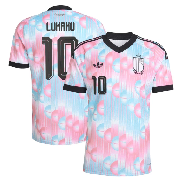 Koszulka Piłkarska Belgia Romelu Lukaku 10 Męska Wyjazdowa Mistrzostwa Świata 2026 Koszulka Piłkarska Belgia Romelu Lukaku 10 Męska Wyjazdowa Mistrzostwa Świata 2026