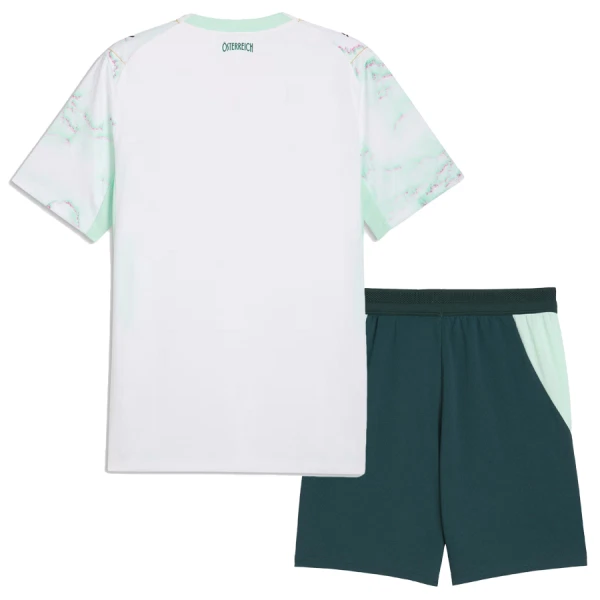 Koszulka Piłkarska Austria Dziecięca Wyjazdowa Mistrzostwa Świata 2026