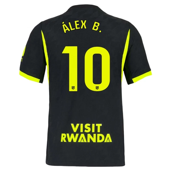 Koszulka Piłkarska Atlético Madryt Alex B. 10 Męska Wyjazdowa 2026/27 Koszulka Piłkarska Atlético Madryt Alex B. 10 Męska Wyjazdowa 2026/27