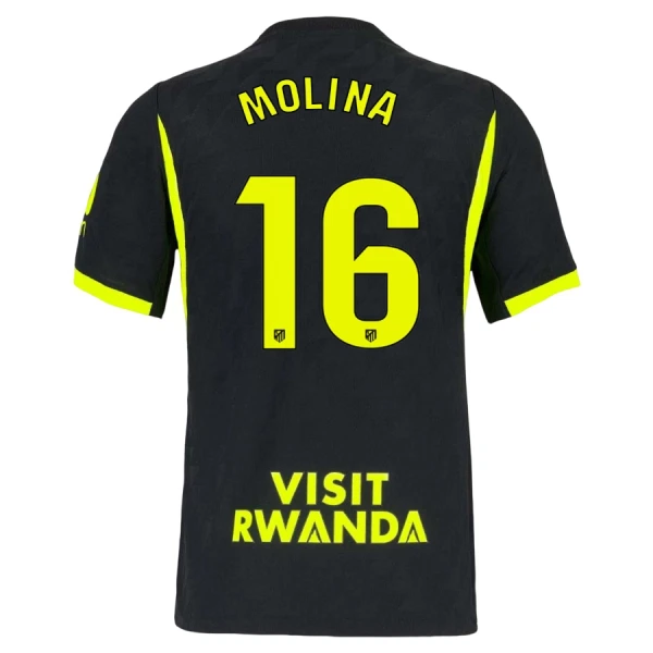 Koszulka Piłkarska Atlético Madryt Molina 16 Męska Wyjazdowa 2026/27 Koszulka Piłkarska Atlético Madryt Molina 16 Męska Wyjazdowa 2026/27