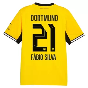 Koszulka Piłkarska Borussia Dortmund Fabio Silva 21 Męska Domowa 2026/27