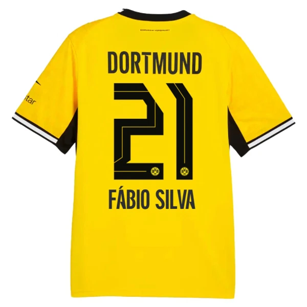 Koszulka Piłkarska Borussia Dortmund Fabio Silva 21 Męska Domowa 2026/27 Koszulka Piłkarska Borussia Dortmund Fabio Silva 21 Męska Domowa 2026/27