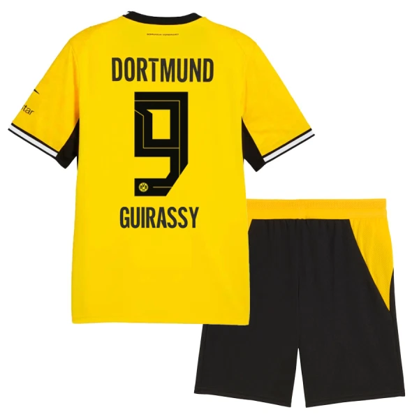Koszulka Piłkarska Borussia Dortmund Guirassy 9 Dziecięca Domowa 2026/27 Koszulka Piłkarska Borussia Dortmund Guirassy 9 Dziecięca Domowa 2026/27