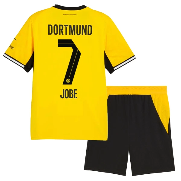 Koszulka Piłkarska Borussia Dortmund Jobe 7 Dziecięca Domowa 2026/27 Koszulka Piłkarska Borussia Dortmund Jobe 7 Dziecięca Domowa 2026/27