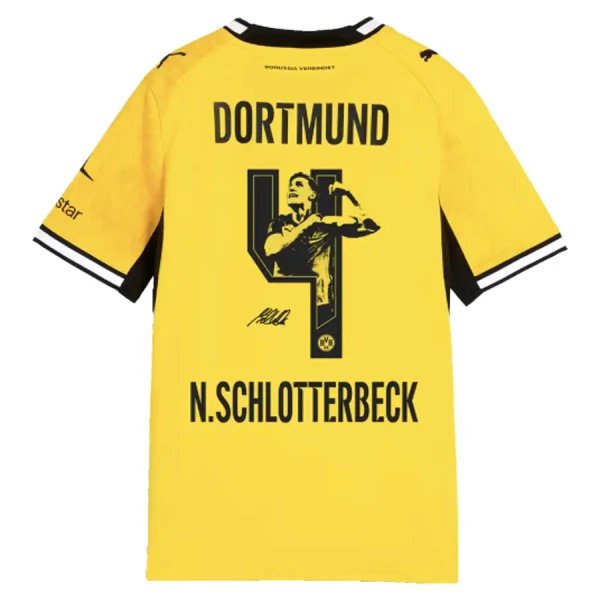 Koszulka Piłkarska Borussia Dortmund Nico Schlotterbeck 4 Męska Domowa 2026/27 (Specjalny)