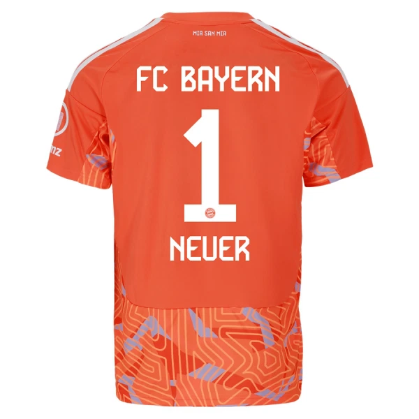 Koszulka Piłkarska Bramkarska FC Bayern Monachium Manuel Neuer 1 Dziecięca Wyjazdowa 2026/27