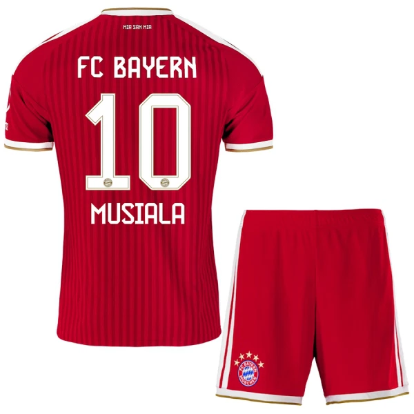 Koszulka Piłkarska FC Bayern Monachium Jamal Musiala 10 Dziecięca Domowa 2026/27 Koszulka Piłkarska FC Bayern Monachium Jamal Musiala 10 Dziecięca Domowa 2026/27