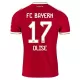 Koszulka Piłkarska FC Bayern Monachium Olise 17 Dziecięca Domowa 2026/27